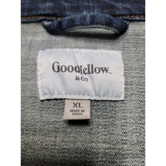 Men's Denim Trucker Jacket by Goodfellow & Co Size XL - Picture 6 of 7